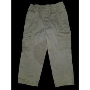 GARANIMALS Tan Elastic Waist Cargo Pants Boys Size 2T